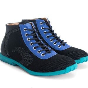 John Fluevog Future Round Toe NEBULA Sporty Lace-up Boot Women's Size 6